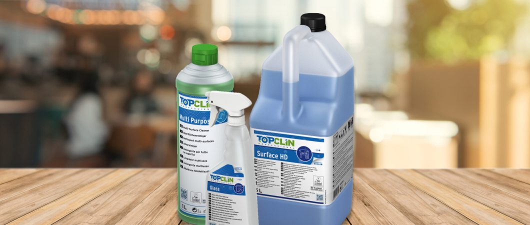 Linea TOPCLIN – Prodotti per superfici dure
